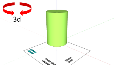 Geometrie; Körper mit gekrümmten Flächen; Zylinder - Körper; Körper - Darstellung pur